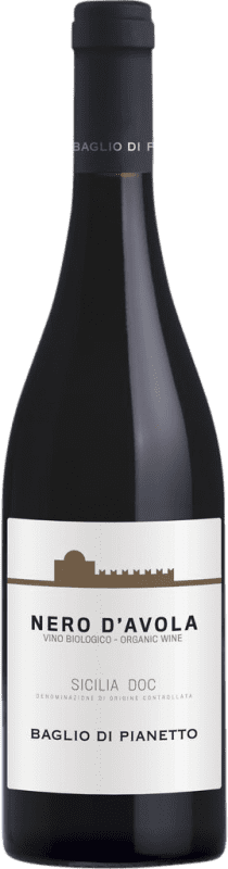 Envoi gratuit | Vin rouge Baglio di Pianetto D.O.C. Sicilia Sicile Italie Nero d'Avola 75 cl