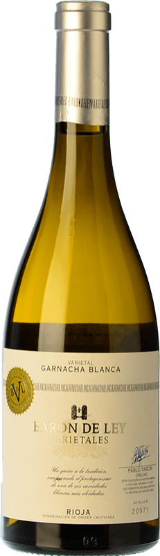 Envío gratis | Vino Blanco Barón de Ley Varietales D.O.Ca. Rioja La Rioja España Garnacha 75 cl