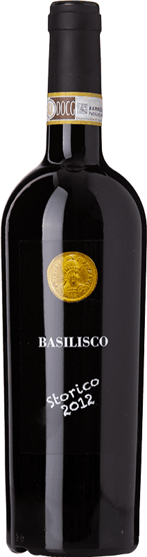 74,95 € Spedizione Gratuita | Vino rosso Basilisco Storico D.O.C.G. Aglianico del Vulture Superiore