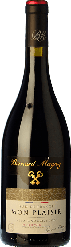 免费送货 | 红葡萄酒 Bernard Magrez Mon Plaisir 年轻的 A.O.C. Minervois 朗格多克 法国 Syrah — 西拉, Garnacha — 歌海娜, Cariñena — 佳丽酿, Mourvèdre — 穆尔韦德尔 75 cl