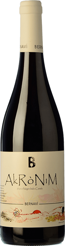 Free Shipping | Red wine Bernaví Akrònim Reserve D.O. Terra Alta Catalonia Spain Montepulciano, Morenillo 75 cl