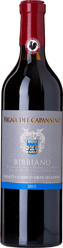 32,95 € | Red wine Bibbiano Gran Selezione Capannino D.O.C.G. Chianti Classico Tuscany Italy Sangiovese 75 cl