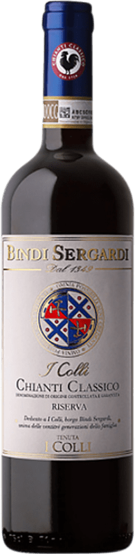 38,95 € Free Shipping | Red wine Bindi Sergardi I Colli Reserve D.O.C.G. Chianti Classico
