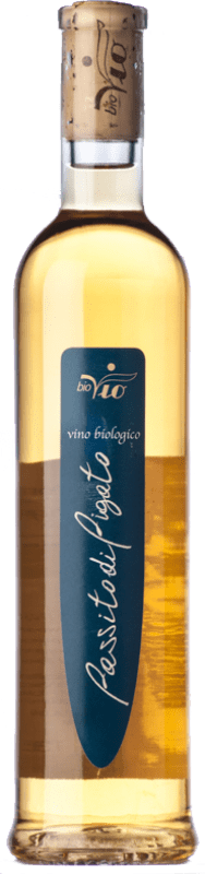 Free Shipping | Sweet wine BioVio Passito D.O.C. Riviera Ligure di Ponente Liguria Italy Pigato Organic Medium Bottle 50 cl