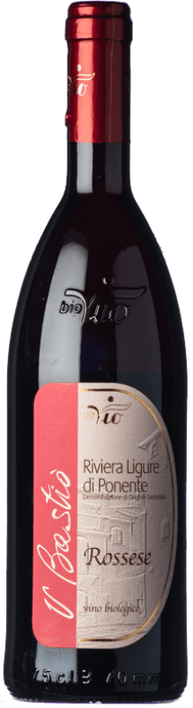 14,95 € Spedizione Gratuita | Vino rosso BioVio U Bastiò D.O.C. Riviera Ligure di Ponente