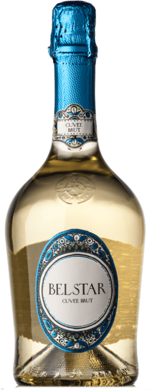 Free Shipping | White Sparkling Wine Bisol Bel Star Cuvée Brut I.G.T. Veneto Veneto Italy Glera 75 cl