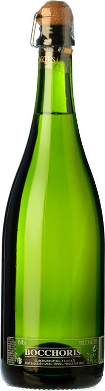 Бесплатная доставка | Белое игристое Bocchoris Природа Брута D.O. Cava Испания Macabeo, Xarel·lo, Parellada 75 cl