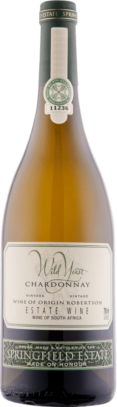 Бесплатная доставка | Белое вино Springfield Wild Yeast I.G. Robertson Western Cape South Coast Южная Африка Chardonnay — Шардоне 75 cl
