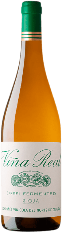 9,95 € | Vino Bianco Viña Real Blanco Fermentado Barrica Fermentato in Botte D.O.Ca. Rioja La Rioja Spagna Viura 75 cl