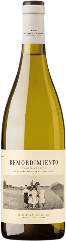 免费送货 | 白酒 Cerrón Remordimiento blanco D.O. Jumilla 穆尔西亚地区 西班牙 Chardonnay 75 cl