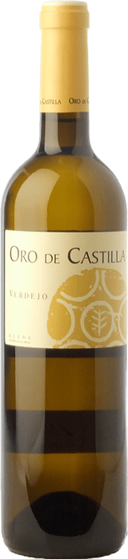 Бесплатная доставка | Белое вино Hnos. del Villar Oro de Castilla D.O. Rueda Кастилия-Леон Испания Verdejo 75 cl