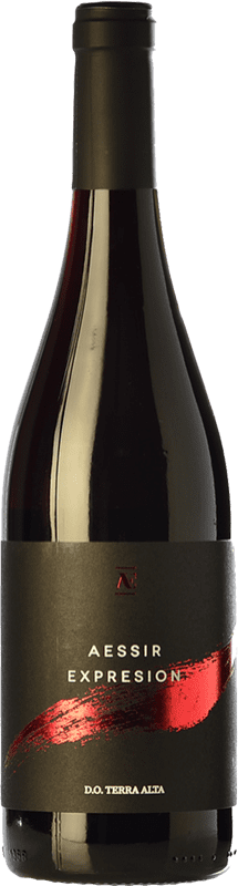 Free Shipping | Red wine Aessir Expresión Tinto Oak D.O. Terra Alta Catalonia Spain Syrah, Grenache, Carignan 75 cl