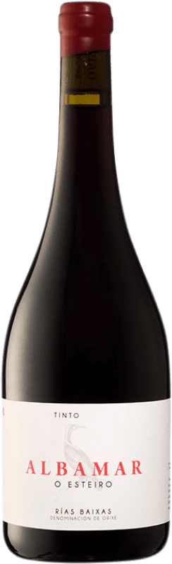 38,95 € Бесплатная доставка | Красное вино Albamar O Esteiro Crianza — Крианса D.O. Rías Baixas