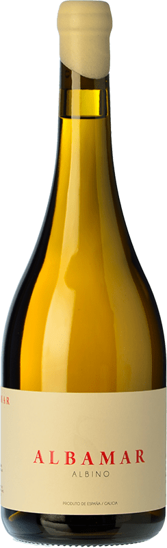 27,95 € | White wine Albamar Albino Crianza Spain Caíño Black Bottle 75 cl