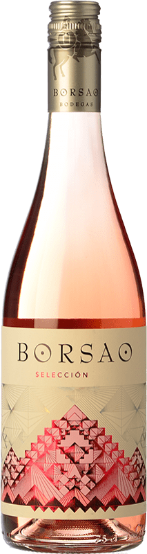 5,95 € Free Shipping | Rosé wine Borsao Rosado Selección D.O. Campo de Borja Spain Grenache Bottle 75 cl