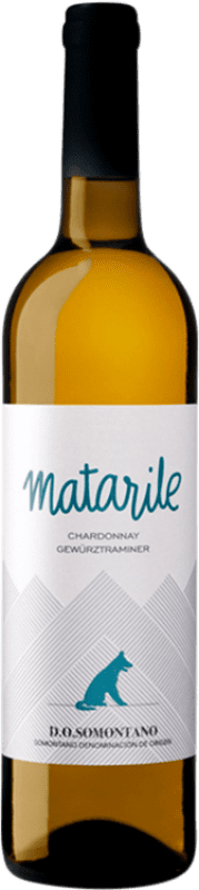 Kostenloser Versand | Weißwein Carlos Valero Heredad Matarile Chardonnay Gewürztraminer D.O. Somontano Aragón Spanien Chardonnay, Gewürztraminer 75 cl