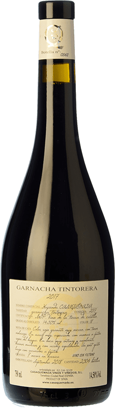 Kostenloser Versand | Rotwein Hacienda Casaquemada Eiche Kastilien-La Mancha Spanien Grenache Tintorera 75 cl