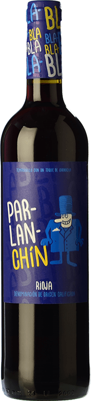 Бесплатная доставка | Красное вино La Mateo Parlanchín Дуб D.O.Ca. Rioja Ла-Риоха Испания Tempranillo, Grenache 75 cl