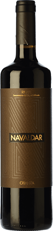 Free Shipping | Red wine D. Mateos Navaldar Aged D.O.Ca. Rioja The Rioja Spain Tempranillo, Grenache, Graciano, Mazuelo 75 cl