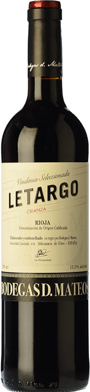 11,95 € 免费送货 | 红酒 La Mateo Letargo 岁 D.O.Ca. Rioja