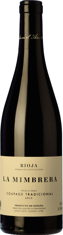 65,95 € | 赤ワイン Exopto La Mimbrera 高齢者 D.O.Ca. Rioja ラ・リオハ スペイン Tempranillo, Grenache, Viura 75 cl