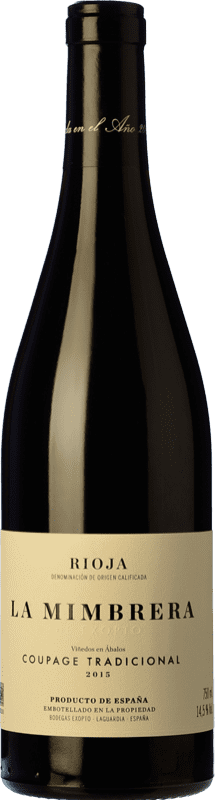 65,95 € | Vinho tinto Exopto La Mimbrera Crianza D.O.Ca. Rioja La Rioja Espanha Tempranillo, Grenache, Viura 75 cl