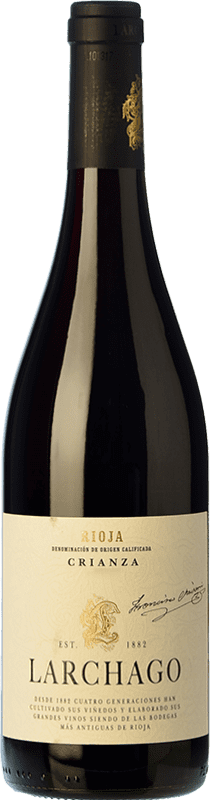 9,95 € | Vin rouge Familia Chávarri Larchago Crianza D.O.Ca. Rioja La Rioja Espagne Tempranillo 75 cl