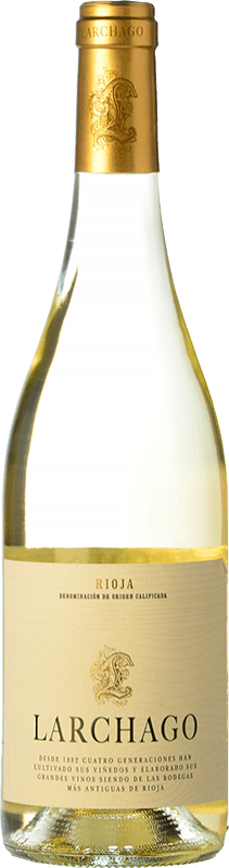 Бесплатная доставка | Белое вино Familia Chávarri Larchago Blanco D.O.Ca. Rioja Ла-Риоха Испания Viura 75 cl