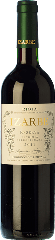 Free Shipping | Red wine Familia Chávarri Izarbe Reserve D.O.Ca. Rioja The Rioja Spain Tempranillo 75 cl