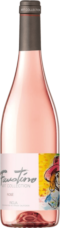 19,95 € Бесплатная доставка | Розовое вино Faustino Art Collection Rosé D.O.Ca. Rioja