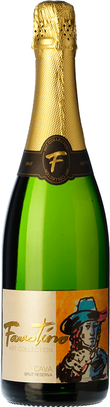 Envío gratis | Espumoso Blanco Faustino Art Brut Collection — Colección Reserva D.O. Cava España Macabeo, Chardonnay 75 cl