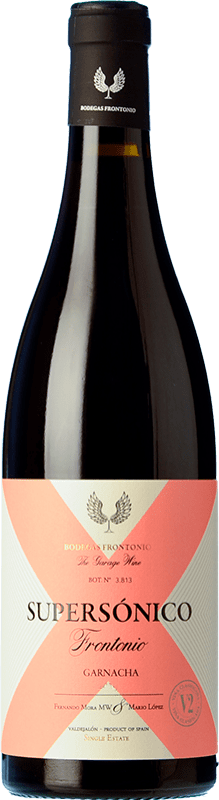 26,95 € | Red wine Frontonio Supersónico Roble I.G.P. Vino de la Tierra de Valdejalón Spain Grenache Bottle 75 cl