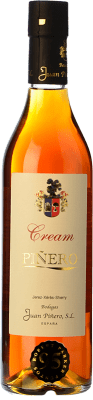 送料無料 | 強化ワイン Juan Piñero Cream D.O. Manzanilla-Sanlúcar de Barrameda Sanlúcar de Barrameda スペイン Palomino Fino, Pedro Ximénez ボトル Medium 50 cl