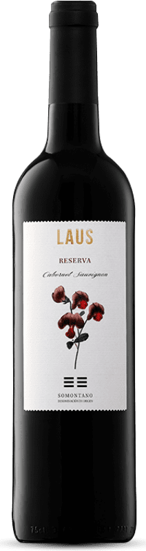 7,95 € Envío gratis | Vino Tinto Laus Reserva D.O. Somontano