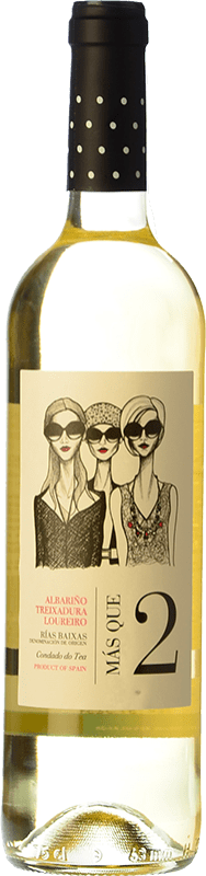 Envoi gratuit | Vin Blanc La Val Más que Dos D.O. Rías Baixas Galice Espagne Loureiro, Treixadura, Albariño — Albarinho 75 cl