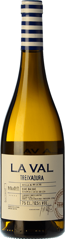 Envío gratis | Vino blanco La Val D.O. Rías Baixas Galicia España Treixadura 75 cl