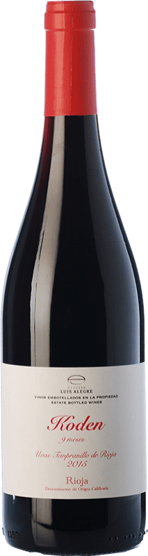 9,95 € | Красное вино Luis Alegre Koden Дуб D.O.Ca. Rioja Ла-Риоха Испания Tempranillo — Темпранильо 75 cl