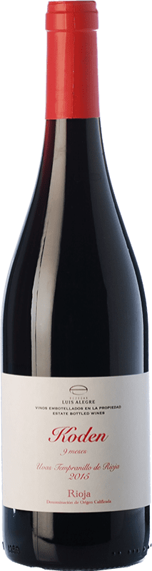 9,95 € | 红酒 Luis Alegre Koden 橡木 D.O.Ca. Rioja 拉里奥哈 西班牙 Tempranillo 75 cl