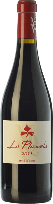 Free Shipping | Red wine Más Que Vinos MQV La Plazuela Aged I.G.P. Vino de la Tierra de Castilla Castilla la Mancha Spain Tempranillo, Grenache 75 cl