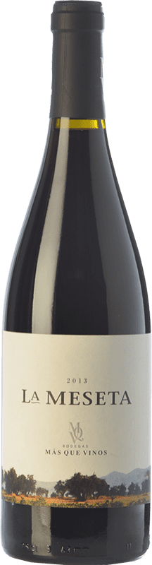 Free Shipping | Red wine Más Que Vinos MQV La Meseta Oak I.G.P. Vino de la Tierra de Castilla Castilla la Mancha Spain Tempranillo, Syrah 75 cl