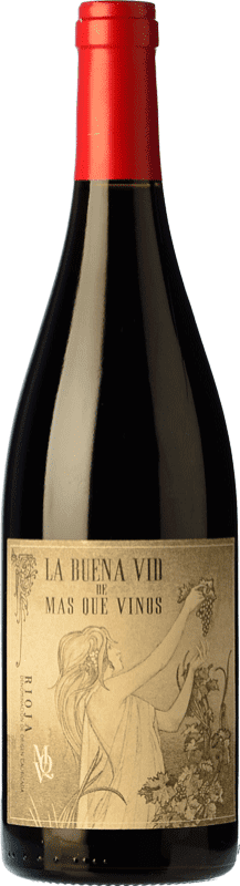16,95 € | Vino tinto Más Que Vinos La Buena Vid Crianza D.O.Ca. Rioja La Rioja España Tempranillo, Graciano 75 cl
