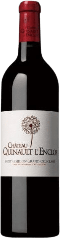 Free Shipping | Red wine Château Quinault l'Enclos A.O.C. Saint-Émilion Grand Cru Bordeaux France Merlot, Cabernet Sauvignon, Cabernet Franc 75 cl