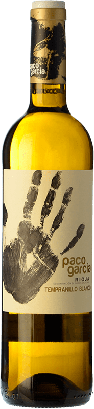 Бесплатная доставка | Белое вино Paco García старения D.O.Ca. Rioja Ла-Риоха Испания Tempranillo White 75 cl