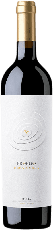 免费送货 | 红酒 Proelio Cepa a Cepa 岁 D.O.Ca. Rioja 拉里奥哈 西班牙 Tempranillo 75 cl