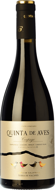 13,95 € | Red wine Quinta de Aves Coupage Aged I.G.P. Vino de la Tierra de Castilla Castilla la Mancha Spain Tempranillo, Merlot, Graciano, Cabernet Franc 75 cl