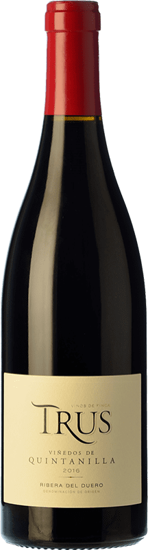 37,95 € Free Shipping | Red wine Trus Viñedos de Quintanilla Crianza D.O. Ribera del Duero Castilla y León Spain Tempranillo Bottle 75 cl
