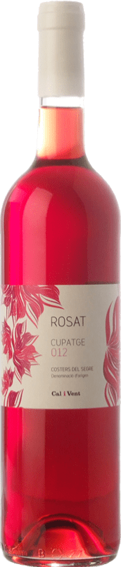 4,95 € | Rosé wine Verge del Pla Cal i Vent Rosat D.O. Costers del Segre Catalonia Spain Tempranillo, Merlot, Syrah, Cabernet Sauvignon 75 cl