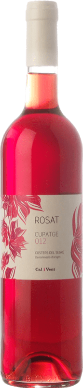4,95 € Envío gratis | Vino Rosado Verge del Pla Cal i Vent Rosat D.O. Costers del Segre