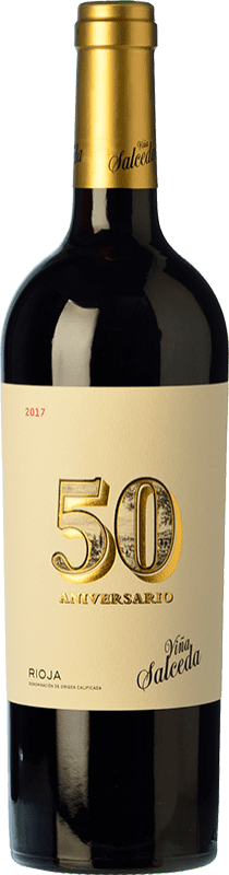 57,95 € Бесплатная доставка | Красное вино Viña Salceda 50 Aniversario Резерв D.O.Ca. Rioja