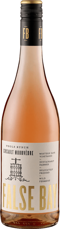 Envío gratis | Vino rosado False Bay Whole Bunch Rosé I.G. Stellenbosch Coastal Region Sudáfrica Mourvèdre, Cinsault 75 cl